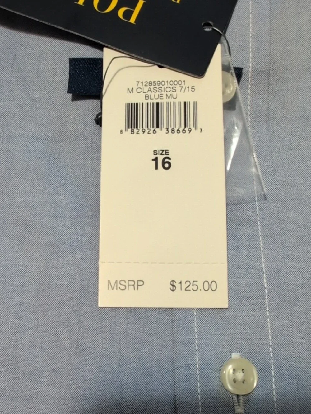 Polo by Ralph Lauren Light Blue Dress Shirt